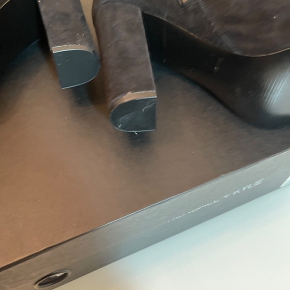 NIB KENDALL & KYLIE TALL LACE FRONT SUEDE BLACK BOOTS ๐๐๐๐ - Picture 10 of 11